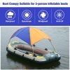 PVC Fishing Inflatable Boat Sun Shade Tent For 3-person 295X137*43CM Boats Tent Sun Shelter Sun Canopy Beach Sunshade Tent