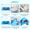 Portable Camping Sun Shade Shelter, Beach Tent, 2-4 Person, UV Protect, Breathable, 3 Mesh Window, Easy to Set Up, Outdoor