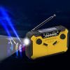Solar Crank Emergency Radio Solar Hand Crank Emergency Radio For Outdoor Survival Climbing Hiking Power Bank For Cell Phone