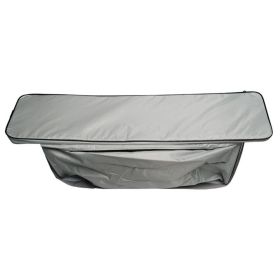 Under Seat Storage Bag Iatable Boat Seat Cushion For Fishing Boat Iatable Boat Rubber Boat Accessories (Color: Light Grey)