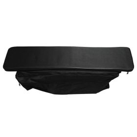 Under Seat Storage Bag Iatable Boat Seat Cushion For Fishing Boat Iatable Boat Rubber Boat Accessories (Color: Black)