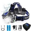 azk20 8000LM Led Headlamps Head Lights Waterproof Head Flashlight Forehead Head Headlights Torch Hunting Mining Fishing Light