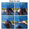 Fishing Umbrella Cloth Umbrella Shade Replacement Cloth SunShelter Waterproof Umbrella Canopy Sun Protection for Fishing Camping