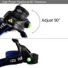 azk20 8000LM Led Headlamps Head Lights Waterproof Head Flashlight Forehead Head Headlights Torch Hunting Mining Fishing Light